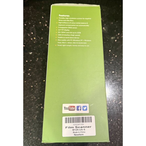 Digitnow! Portable Film Scanner  2.4" LCD & 5MP Image Sensor Preserve Memories - Picture 3 of 4